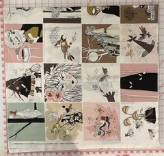 Alexander Henry Ghastlie Moment 2017 panel Cotton Fabric 2/3yd 45″
