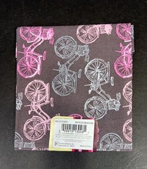 Single Brand Bicycles Bubblegum 100% Cotton Fabric Fat Quarter