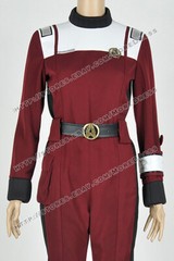 Trainees Costume for Star Trek The Wrath Of Khan Cosplay Jumpsuit Red Uniform