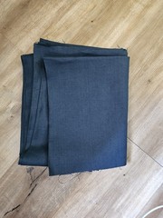 3 Yard Lot Ocean Blue Linen Fabric