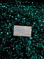 Stretch Velvet with Luxury 5mm Shiny Sequins all over 2-way stretch 58/60” – 15+