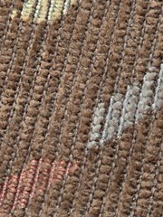 Chevron Upholstery Fabric 2 Yards 24″ M.S.T. 27 99 Brown Textured Crafts