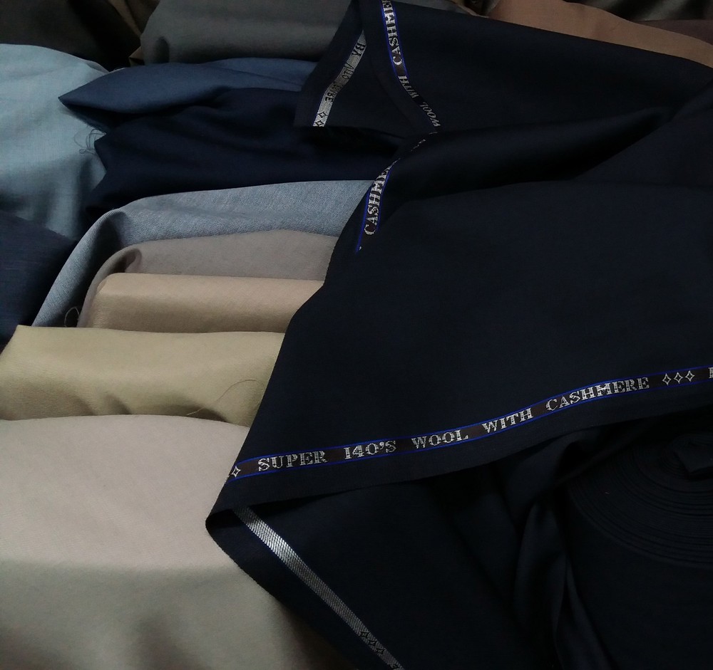 Very Dark Blue Suiting fabric best for Suit Pants Jacket Wool Suit Fabric