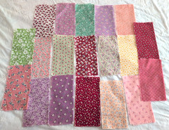 Lot of 19 Maywood Studio Fabric JUST MAKIN’ CONVERSATION Repro 1930s 9½” Squares