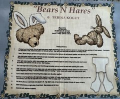 Fabric Panel – Cut & Sew – Adult S-Xl Made With ❤️ Easter Bears Bunny Hares WW