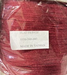 Missouri River Brand Flat Fringe Spool 100% Nylon Red New 3 Full Spools