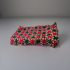 Handmade Crochet Christmas Vintage Blanket Throw 60 X 40