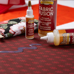 Fabric Glue Aleenes Permanent Washable Adhesive No Sew Denim Cotton Polyester