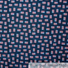 BonEful Fabric FQ Cotton Quilt Navy Blue Red White USA American Flag Tiny Little