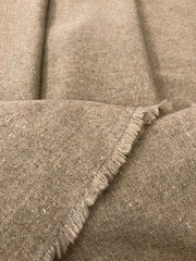 3 YDS Handwoven Natural Taupe Wool – Rustic Tweed SOFT Homespun 63″ wide 7.4 oz