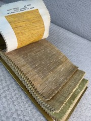VTG 70s MCM Carole Fabrics Sample Book 11″ x 6″ Upholstery Fabric for Crafting
