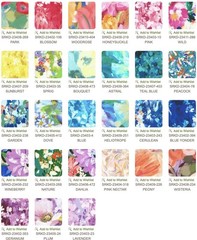 Robert Kaufman Painterly Petals Valley Charm Squares, Floral Flowers Fabric,