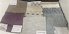 Fabric Samples Square Piece Pindler Lot of 70 PC Multi Color Design
