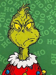 RK Grinch Merry Christmas Tree with lights 100% cotton fabric panel approx 24×44
