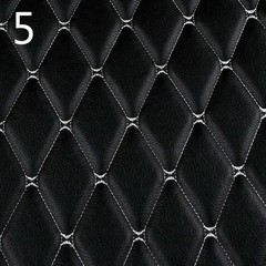 100x158cm Faux Leather Quilted PVC Fabric Car Interior Upholstery Mat