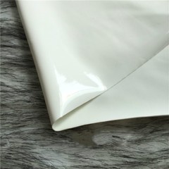 Vinyl Faux Leather Wet Look Glossy Shinny Fabric Mirrored Stretch Dress Bag 57″W