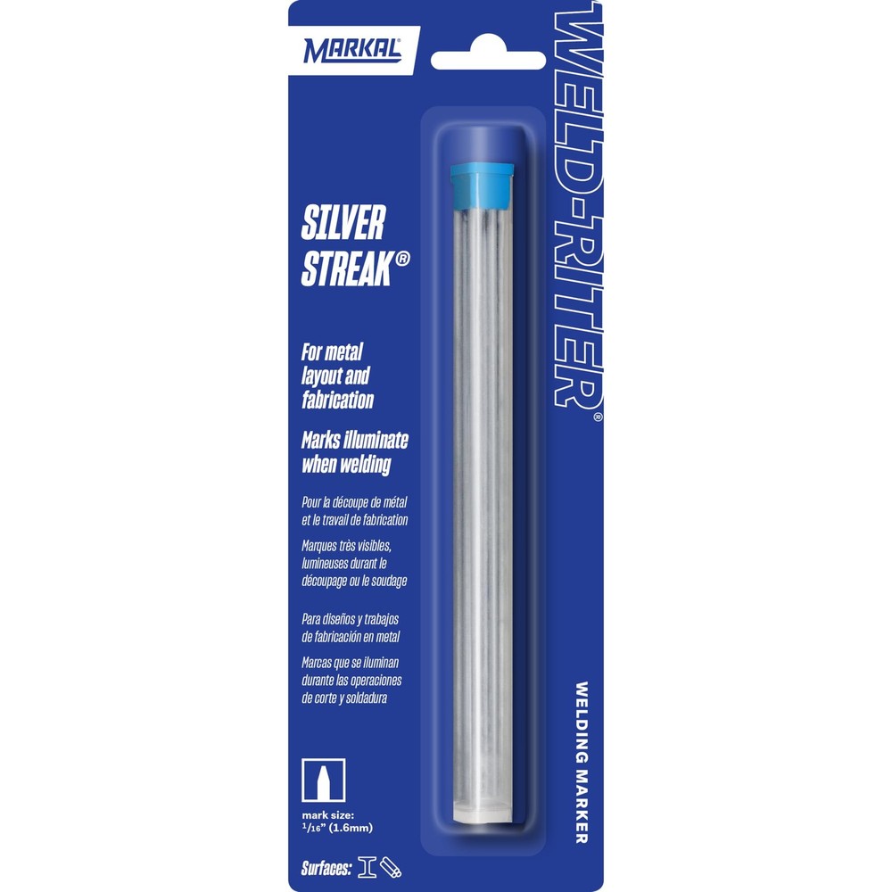Markal 96007- Silver Streak Reflective Round Refills (6 Pk) Refill,