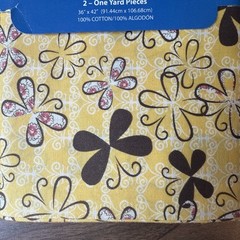 Quick Cuts Super Singles Fabric Cut Two 1-Yard Pieces 36”x42” Brand New