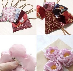 50pcs 10X10cm Assorted RED PINK MIX Floral Cloth Squares Sewing Fabric Patchwork