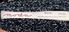 7/8 yard MODA Starry Sky 100% cotton fabric Novelty Celestial Midnight 24162