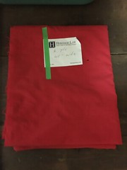 Solid Red Fabric Cotton or Cotton Blend 2 Yards x 45” Wide New