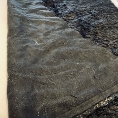 Lucci YarnsNew Faux Fur Designer 34”L X 50”W Unit of 1 Luxury True Solid Black