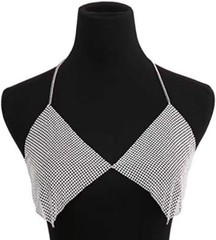 Sparkling Silver Rhinestone Mesh Fabric – Perfect for Costumes & Decor Projects