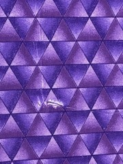 Geometric Purple Triangles 2.1 yards. ***READ