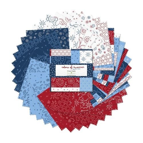 Colors Of Summer By Wilmington Prints – 5 Karat Crystals / Charm Pack