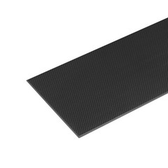 1 PC Carbon Fiber Sheet, 250x100x6mm, Glossy Flat Plate, Plain Weave Panel