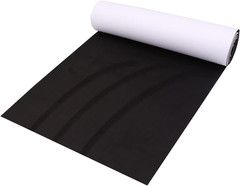 Self Adhesive Microfiber Suede Fabric Black 7.87x59in for Car Interior Wrap