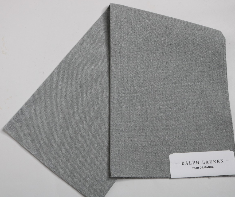 Ralph Lauren Performance 24″X26″ Fabric Remnant “Bale Mill Canvas” Color: Smoke