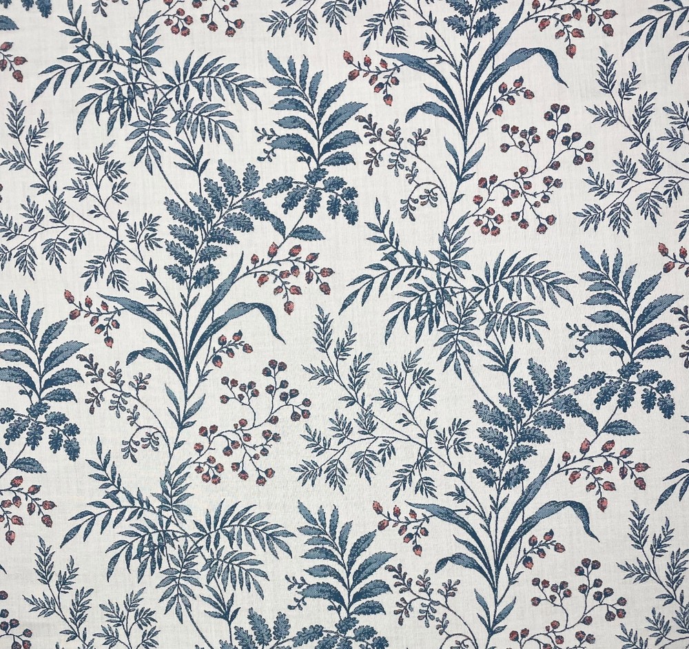 BALLARD DESIGNS MARIELLE SAPPHIRE SUNBRELLA PERFORMANCE FABRIC BY THE YARD 54″W