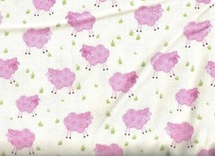 Farmyard Friends farm animals pink sheep cute Studio e fabric