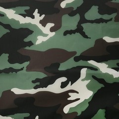 Waterproof Camouflage Ripstop Nylon Fabric for DIY Projects 40D 60×39 Inches