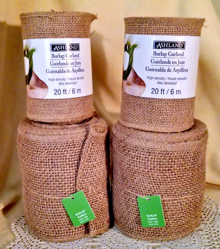 Burlap Garland New Set 4 Jute Ashland 20 Ft High Density Walmart 30 Ft Each.