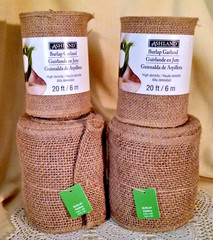 Burlap Garland New Set 4 Jute Ashland 20 Ft High Density Walmart 30 Ft Each.