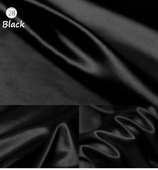 By Yard Quality Stretch Silk Fabric Charmeuse Glossy Soft Sleep Gown Material