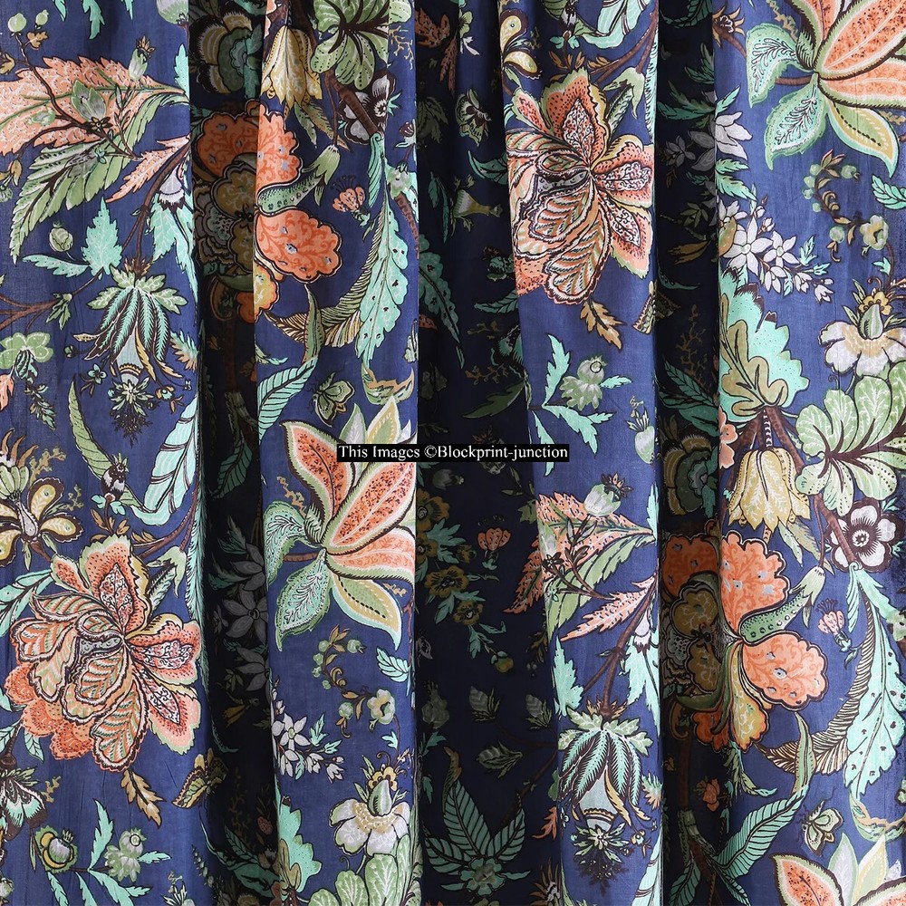20 Yard Indian Handmade Cotton Natural Crafts Sewing Fabric Dressmaking Cloth