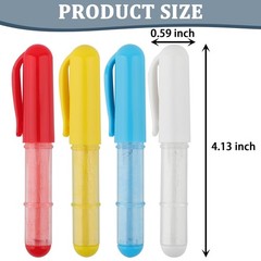 SINSETU 4 PCS Sew Fabric Chalk 7 Count (Pack of 1), Red/Yellow/Blue/White