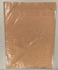 Copper Orange African sego Damask/ Metallic Headtie, Fabric