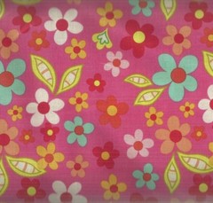Sweet Nothings pink funky flowers floral Riley Blake fabric
