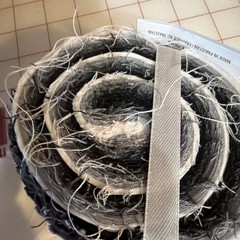 Jelly Roll 2.5 X 43” White To Gray To Black Cotton Roll Loops & Threads