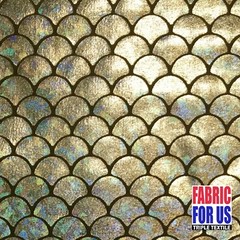 Fish Scale / Mermaid Holographic & Reflective 4-Way Stretch Fabric 58/60″ Wide