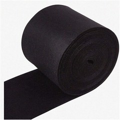 Black Nonwoven Felt Roll 19.7 ft x 5.5 in 3mm