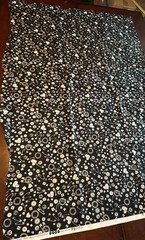 Fabric Lot Heavy on The Metal… Hardware 28”x44” Pins Buttons Hearts