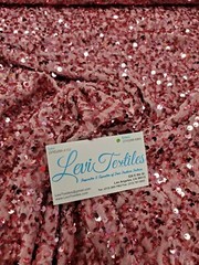 Stretch Velvet with Luxury 5mm Shiny Sequins all over 2-way stretch 58/60” – 15+