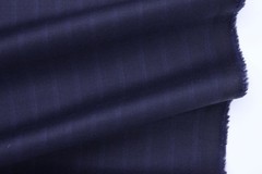 Reda 1865 premium Italian wool suiting fabric 150’s classic navy striped 3.4 m