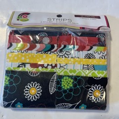 Fabric Editions Notebook Floral Fabric Strips 14 Pc 2.5” x 42” Cotton Quilting