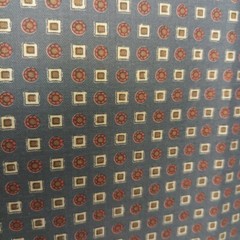 Jim Thompson Thai Silk Cloth Fabric 100%Crafting Gray Square & Dots (2.20 Yards)